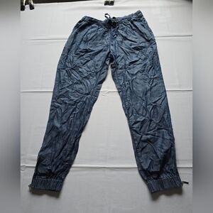 White House Blue Market Black Slinky Challis Jogger Size 4R